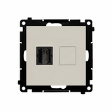 Simon 55 Gniazdo HDMI 2.1 kaszmirowy TGHDMI121.01/142