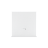 Simon 55 Klawisz pojedynczy z piktogramem /klucz/ do łączników/przycisków Biały mat