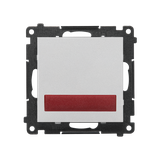 Simon 55 Sygnalizator świetlny LED – światło czerwone 230V Aluminium mat TESS2.01/143 KONTAKT