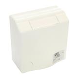 GNIAZDO ZABUDOWANE SERIA DESIGN IP44 gniazdo tablicowe w układzie domowym 16A 2P+Z 230V 843108v PCE