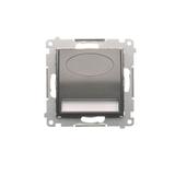 Simon 54 Oprawa oświetleniowa LED 230V AC 1.1 W białe ciepłe 3100 K antracyt