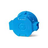 S60Kw ,  Puszka podt. O 60 szeregowa, płytka, z wkrętami, niebieski