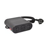 INCARA: LINK'ON - 6X2P+Z - 2,5 M-CZARNY, Legrand