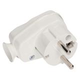 Wtyczka kątowa z włącznikiem i kontrolką AWA-ŁK/BIAŁA ORNO