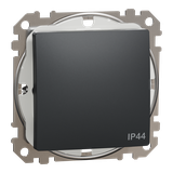 Sedna Design & Elements łącznik pojedynczy IP44 czarny antracyt SDD214101 Schneider