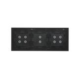 Simon 54 Touch Panel dotykowy S54 Touch 3 moduły 4 pola dotykowe + 2 pola dotykowe pionowe + 4 pola dotykowe zastygła lawa DSTR3434/73 KONTAKT