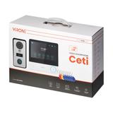 Wideodomofon domofon FULL HD 7 cal polskie menu czytnik RFID daszek furtka + brama CETI VDP-60FHD OR