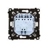 Simon 55 Przycisk zwierny potrójny szybkozłączka Biały mat