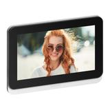 Wideo monitor bezsłuchawkowy, kolorowy, LCD 7", dotykowy, WiFi + APP na telefon, z gniazdem na kartę