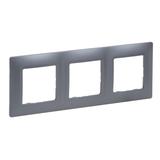 Niloe Selection - Ramka Potrójna Stal 762053 LEGRAND