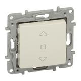 Niloe Przycisk Sterowania Rolet 6A Kremowy 764612 LEGRAND