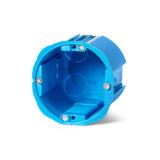 PV60D ,  Puszka inst. do pustych ścian O 60, głęboka, niebieski