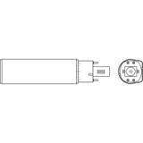 Lampa DULUX D E LED FR 18 ECG, AC mains 7W 840 G24q-2