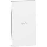 LIVING NOW 'MY HOME' - KLAWISZ Z SYMBOLEM  KLUCZ  - 2 MODUŁY - BIEL, Bticino