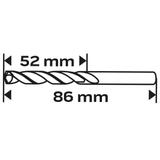 Wiertło do metalu HSS-TiN, 4.8 mm