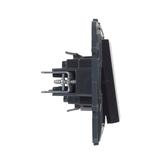 Niloe Step - przycisk pojedynczy 6 A- kolor czarny, Legrand