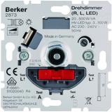 BERKER one.platform Ściemniacz obrotowy obc. R/L 20-500 W; obsługa lamp LED 3-100 W 2873 HAGER