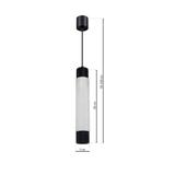 Milagro lampa wisząca Marble GU10 biało/czarna ML6341