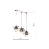 lampa wisząca Starlight 3xE14 ML3787 Milagro