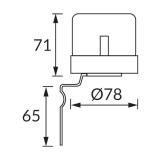 Czujnik zmierzchu ELF 25A