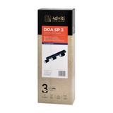 DOA SP 3I, oprawa ścienno-sufitowa, GU10 max. 3x50W, IP20, czarna AD-OP-6195BGU10 ORNO