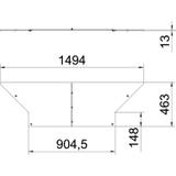 LAAD 900 R3 FT Pokrywa trójnika dostawnego