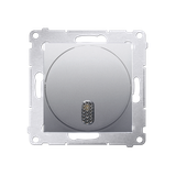 Simon 54 Dzwonek elektroniczny 8–12V srebrny mat