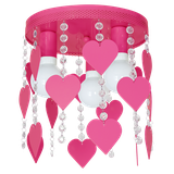 MILAGRO Lampa Sufitowa CORAZON PINK 3xE27