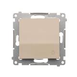 Simon 54 Przycisk „światło” 16A z. śrub. kremowy
