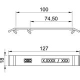 KS GR ZGB, Tabliczka opisowa