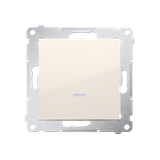 SIMON 54 WMDL-011xP2-041 Przycisk pojedynczy zwierny z podświetleniem LED bez piktogramu (moduł) 16A