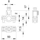 950/Z, OBEJMY UZIEM.PRZEW.3/8"