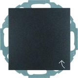 BERKER B.X Gniazdo SCHUKO z uziemieniem z pokrywą z przesłoną styków antracyt 47441606 HAGER