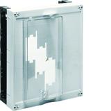 univers N Blok dla szyn zbiorczych poziomych 12x5/10mm 40mm 1xNH00 3-pol. 300x250mm UE21A6 HAGER