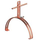 AN-15C/CU/-N Uchwyt gąsiorowy rozsuwany Z-zagięcie H=10 cm /Cu/