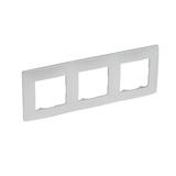 Niloe Ramka Potrójna Aluminium 397043 LEGRAND
