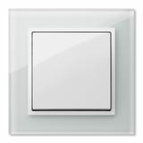 SENTIA: Ramka 1xszklana biała IP 20