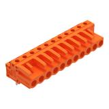 MCS-MIDI Classic gniazdo kątowe 11-bieg. pomarańczowe raster 5,08 mm /25szt./ WAGO