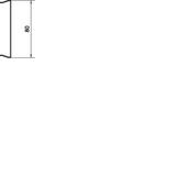 tehalit.BRS Pokrywa 80mm, stalowa, biała