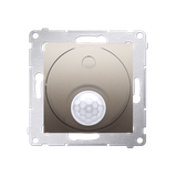 Simon 54 Łącznik z czujnikiem ruchu z przekaźnikiem 8(2) A 230V złoty mat *Wymagana instalacja 3-prz