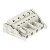 Gniazdo MCS‑MIDI Classic 4‑biegunowe jasnoszare raster 7,5mm 721‑204/037‑000 /50szt./ WAGO