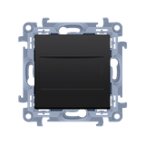 Simon 10 Zaślepka czarny mat