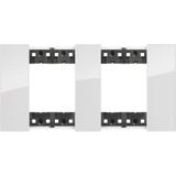 Living Now - Ramka 2x2 Moduły - Ice Bticino KA4802M2DW LEGRAND