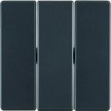 BERKER Q.x Klawisze do łącznika 3-klawiszowego antracyt aksamit 16656086 HAGER