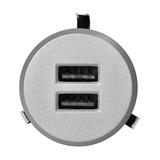 Ładowarka 2xUSB (typ A, 3,4A) wpuszczana w blat, srebrna OR-GM-9019/G ORNO