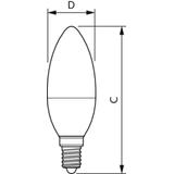 Żarówka LED Kulka PILA 3W=25W 250lm / 2700K barwa ciepła LED 25W B35 E14 WW FR 1CT/10 PHILIPS