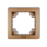 DECO Ramka pośrednia do łączników IP44 złoty metalik