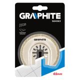 Tarcza półokrągła HCS do ceramiki, 65 mm, galwaniczne pokrycie nasypem diamentowym