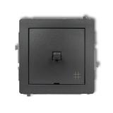 DECO Mechanizm łącznika krzyżowego w stylu amerykańskim grafitowy