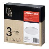 JANTAR plafon LED 18W, 1880 lm, 4000K, klosz PC, IP54 AD-PL-6468WLPM4 ORNO